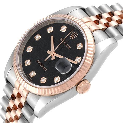 rolex rose gold datejust 36mm.